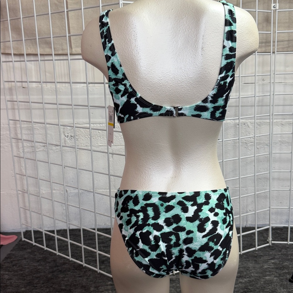 Salt + Cove Leopard Print Cutout One Piece SZ M - Picture 2 of 3